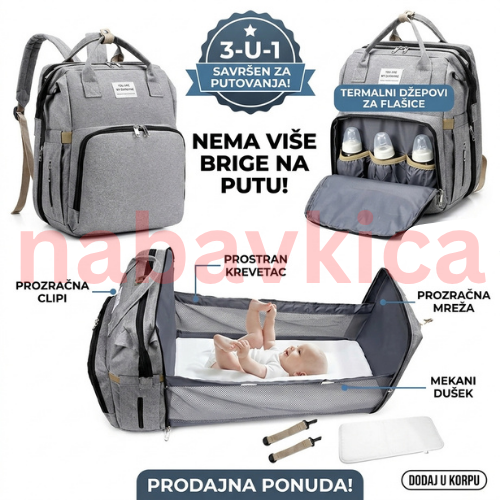 Multifunkcionalni Baby+ Ruksak