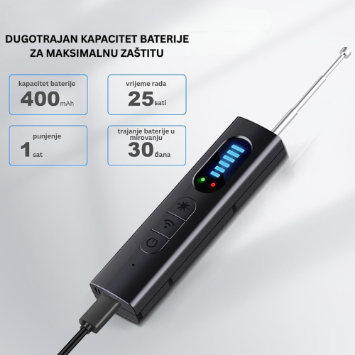 Pronalazač Kamera, GPS Uređaja i Prisluškivača NOVO!