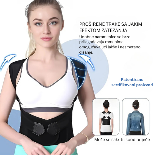 UNAKRSNI POJAS ZA PRAVILNO DRŽANJE